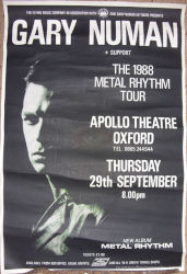 Gary Numan 1988 Venue Poster Oxford